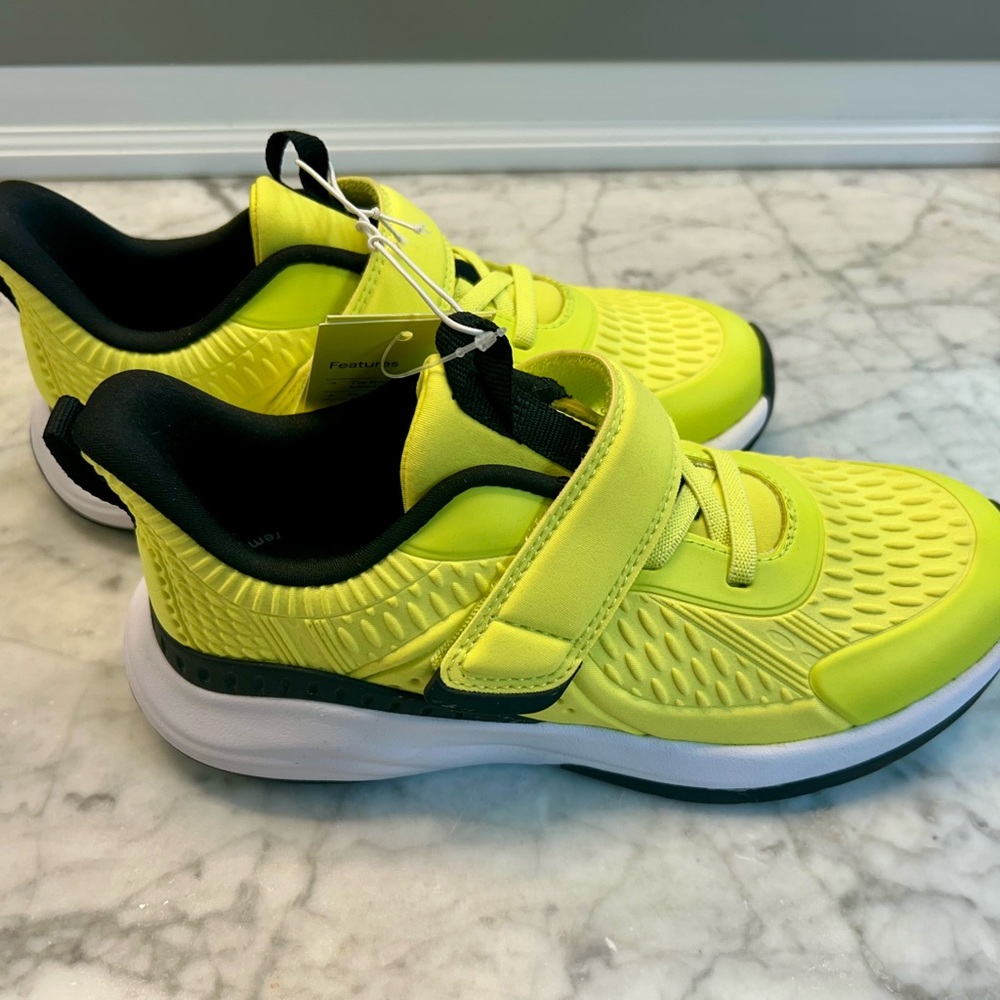 All in Motion Neon Yellow Kids Sneakers